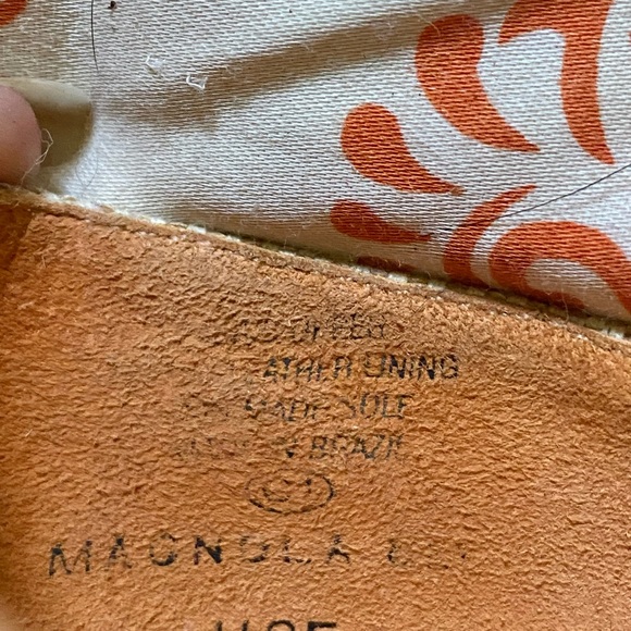 Bridget Shuster Pom Pom raffia ballet flats woven leather straw 9 8.5 - Picture 7 of 11